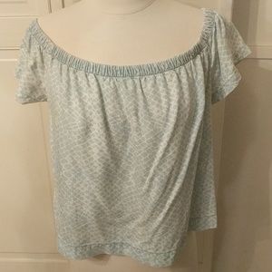 ✅Anthropologie Cloth & Stone Off the Shoulder Top